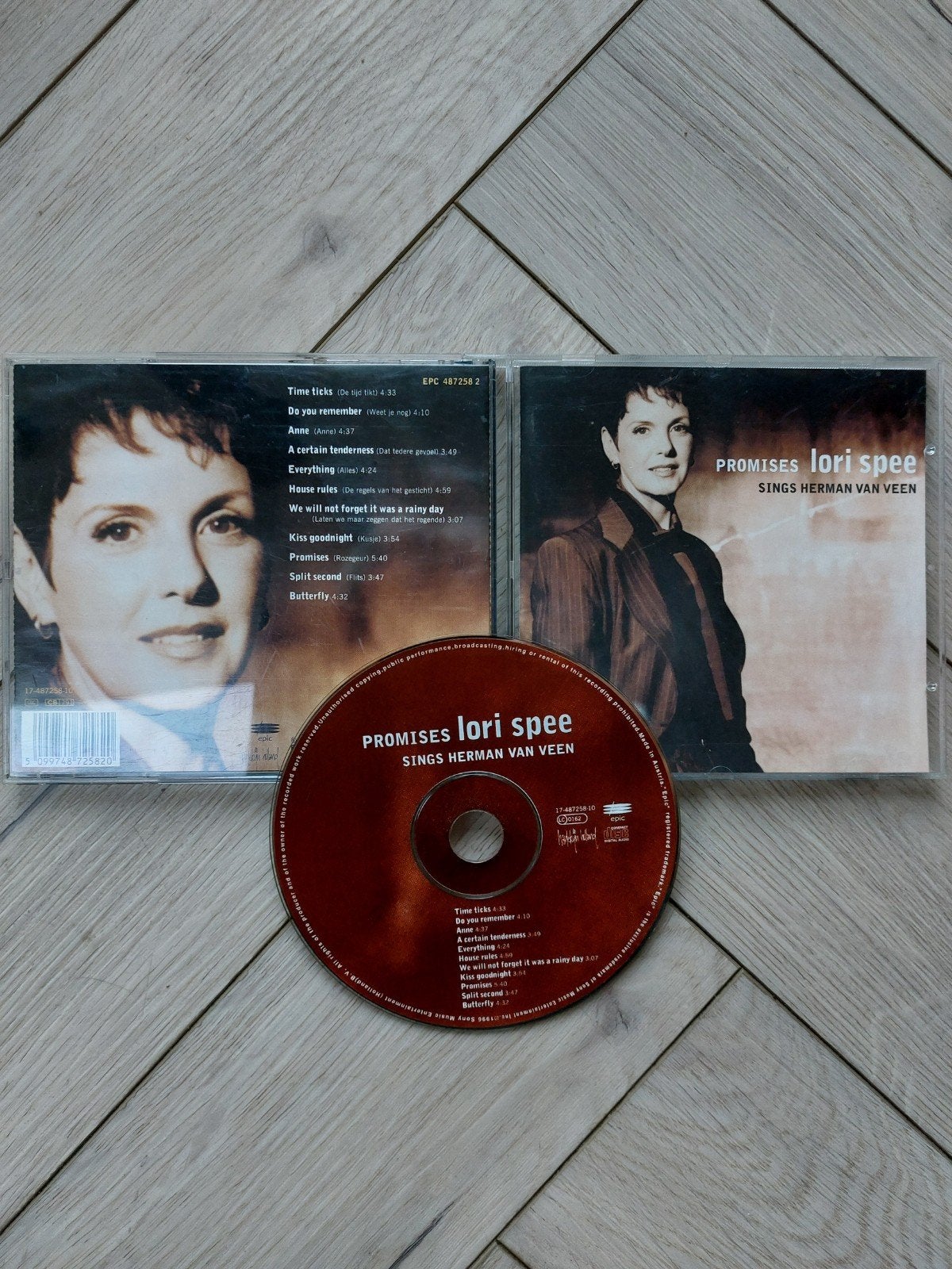 Lori Spee - Promises, Sings Herman van Veen (CD), Ophalen of Verzenden, Zo goed als nieuw, Pop, Album