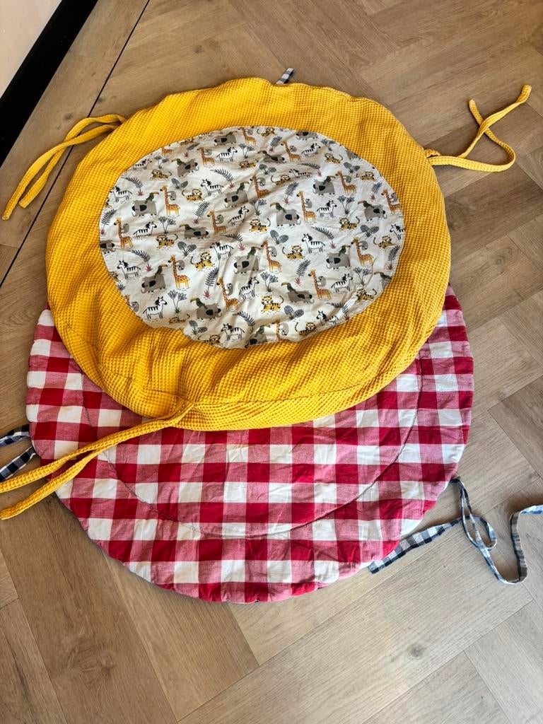 Rond boxkleed + hoes, Ophalen of Verzenden, Zo goed als nieuw, Rond, Boxkleed