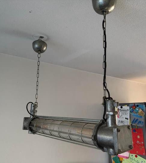 vtwonen Industriële Hanglamp - Modern & Eyecatcher, Ophalen, Zo goed als nieuw, Metaal, Minder dan 50 cm