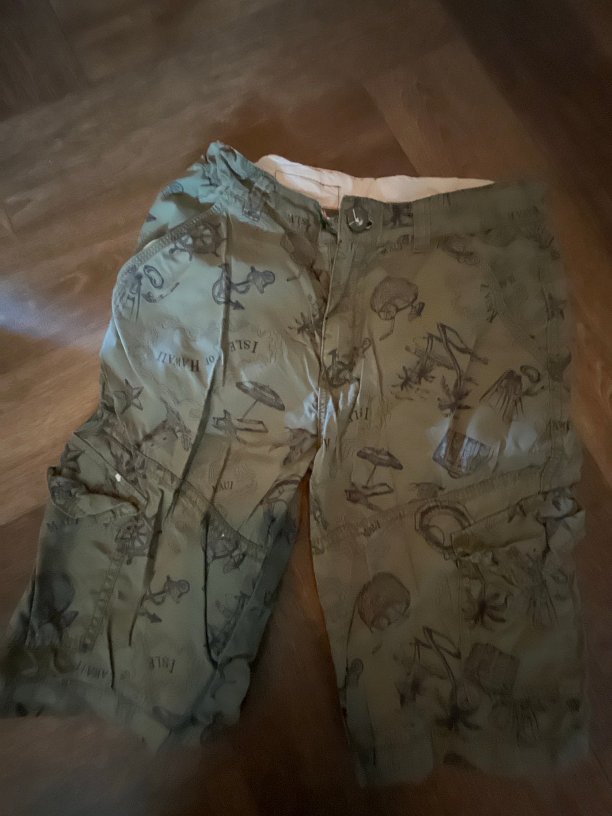Stoere camouflage korte broek maat 146, Ophalen of Verzenden, Gebruikt, Jongen, Broek