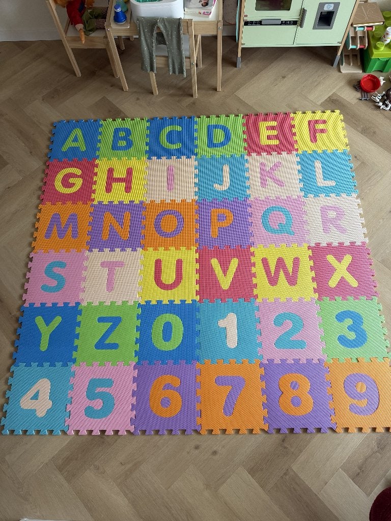 Speelmat (Foam/Opvouwbaar/Speelkleed/Puzzel) 180x180, Kinderen en Baby's, Speelgoed | Speelkleden, Ophalen, Gebruikt