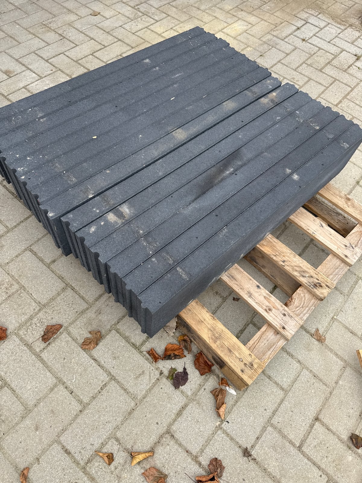 14 zwarte beton banden, Ophalen, Nieuw, Beton, Overige typen