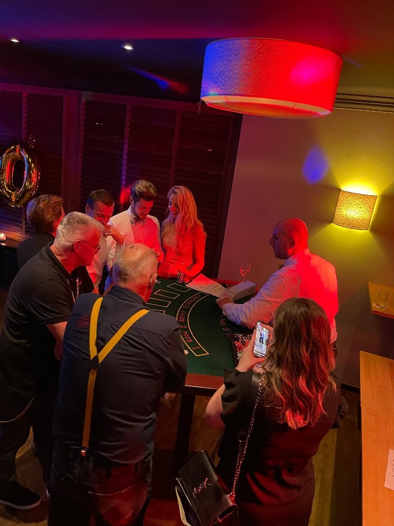 Casino themafeest avond roulette en blackjack!, Hobby en Vrije tijd, Feestartikelen | Verhuur, Ophalen of Verzenden, Nieuw, Overige