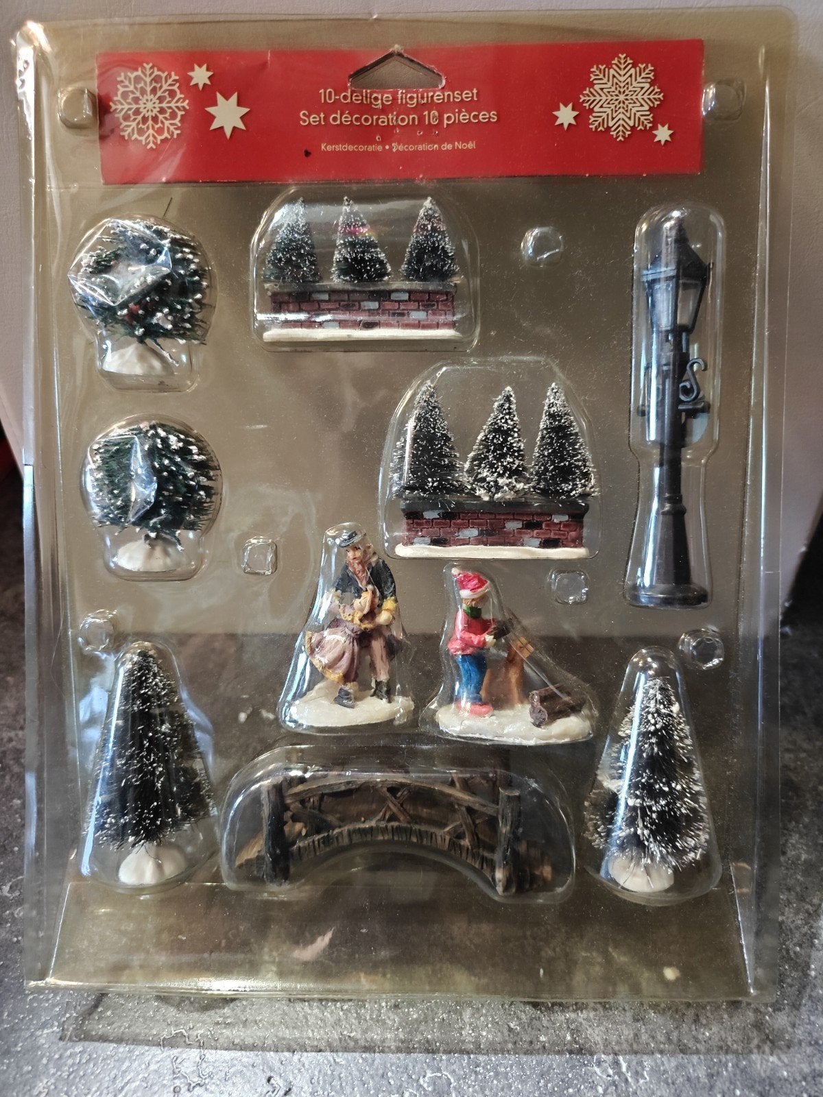 accessoires voor een kerst dorp, Ophalen of Verzenden, Gebruikt