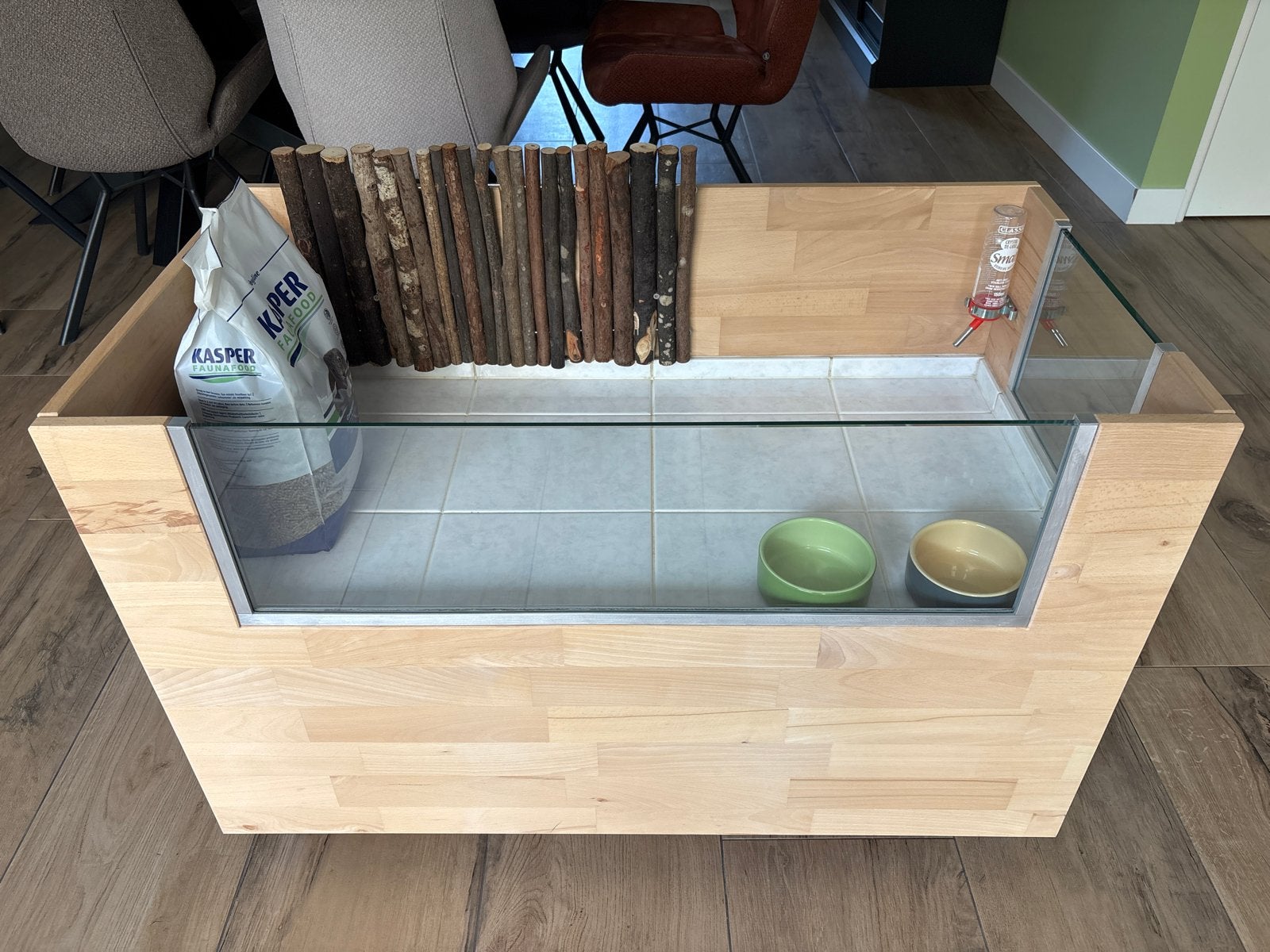 Zelfgemaakt cavia verblijf, Ophalen, Gebruikt, 60 tot 90 cm, Hok