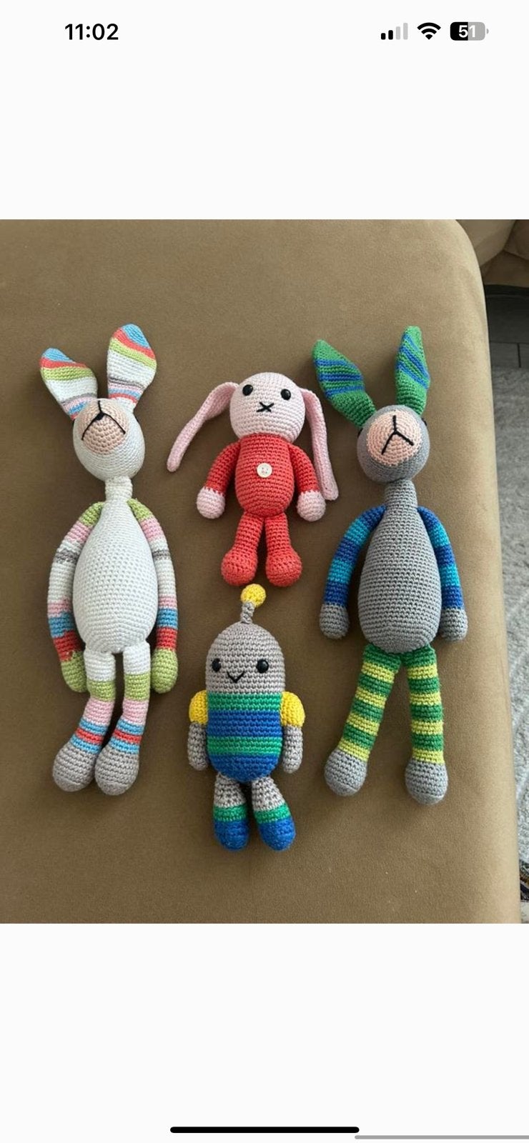 Mooi nieuw handgemaakte knuffels leuk voor kleintjes, Ophalen of Verzenden, Nieuw, Overige typen