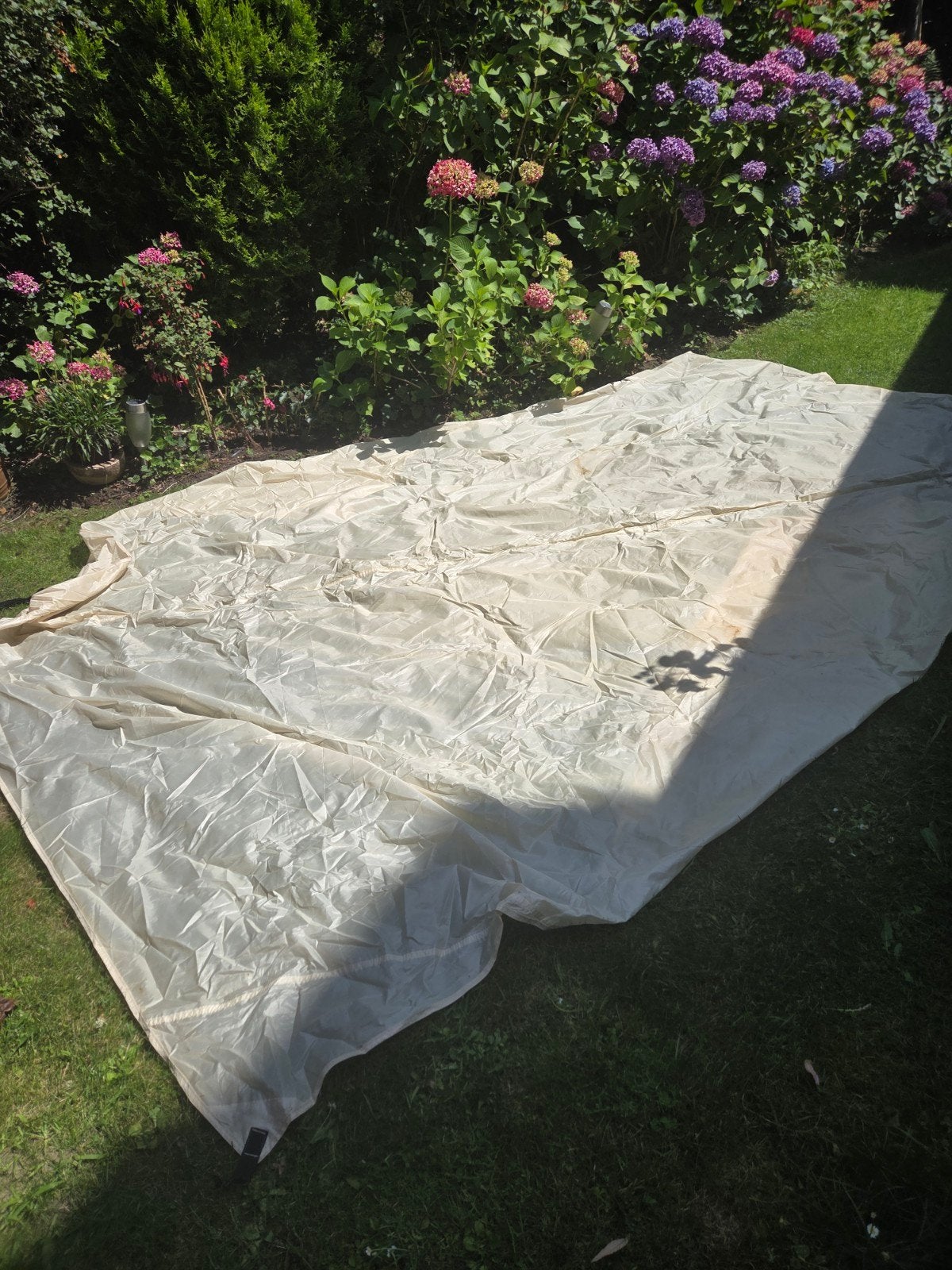 Gebruikt schaduwdoek, licht van gewicht, Ophalen of Verzenden, Gebruikt