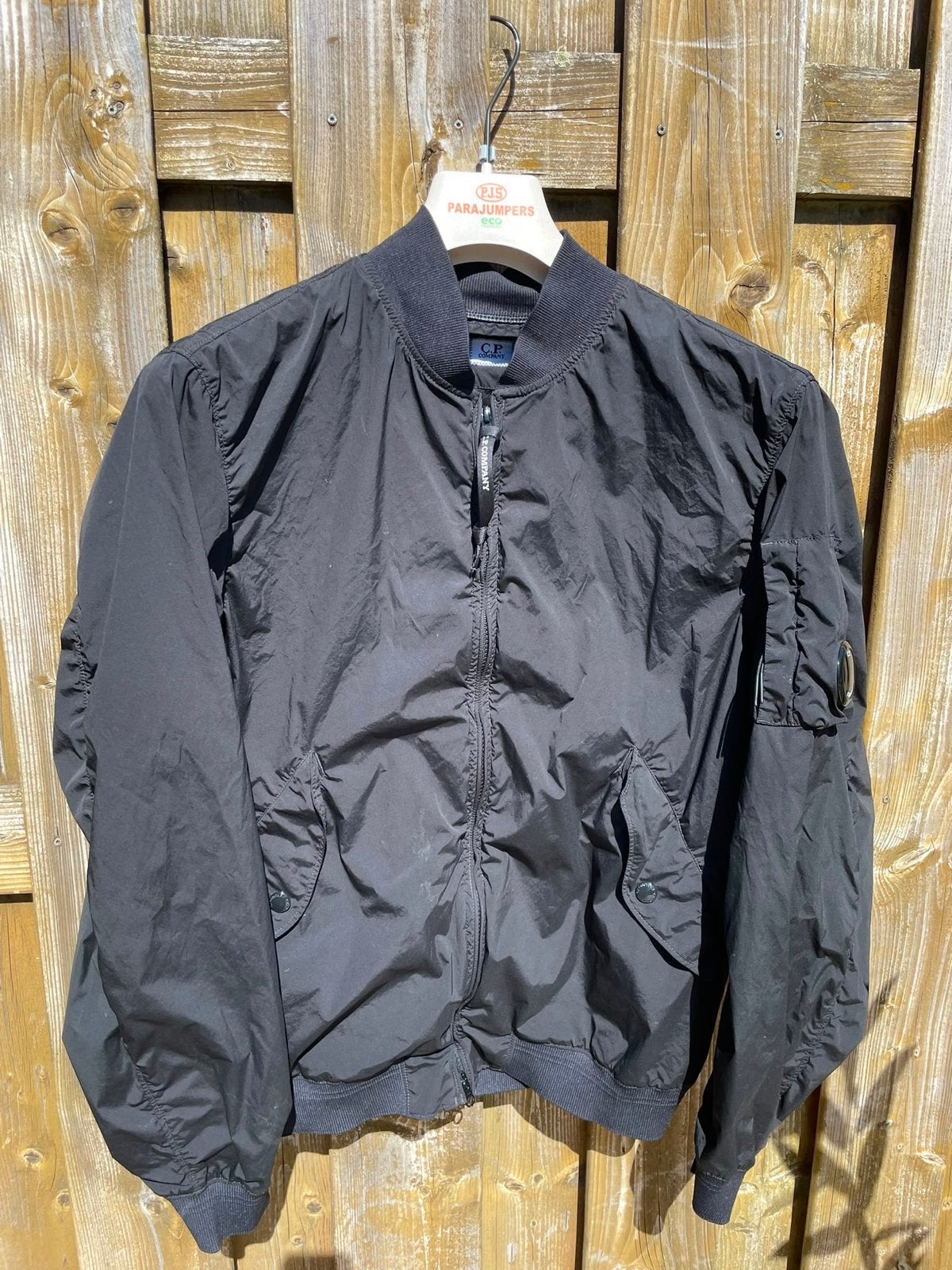 C.P. Company Bomberjack Zwart, Kleding | Heren, Jassen | Zomer, Ophalen, Zo goed als nieuw, Maat 48/50 (M), Zwart