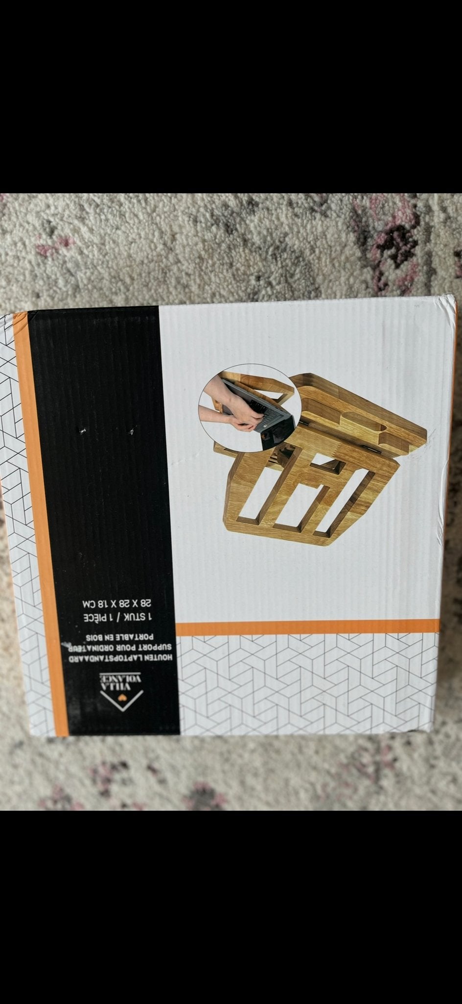 Houten Laptopstandaard - Villa Volance, Ophalen of Verzenden, Nieuw