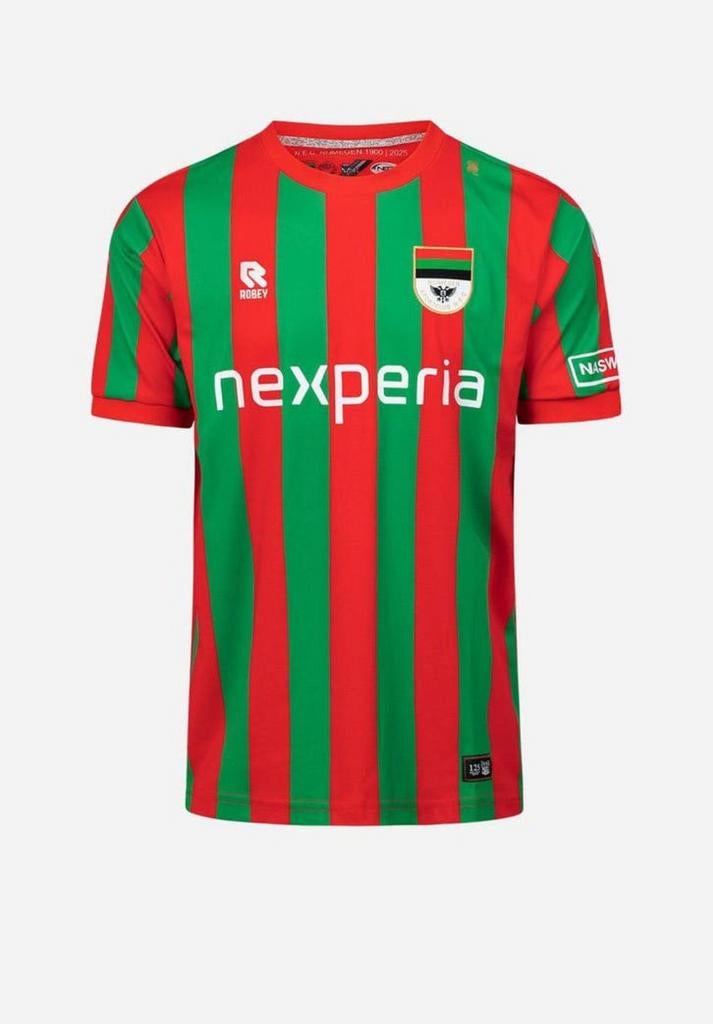 Gezocht: NEC Nijmegen Thuisshirt 2 25 26 L of XL, Maat 52/54 (L), Robey, Ophalen of Verzenden, Gedragen
