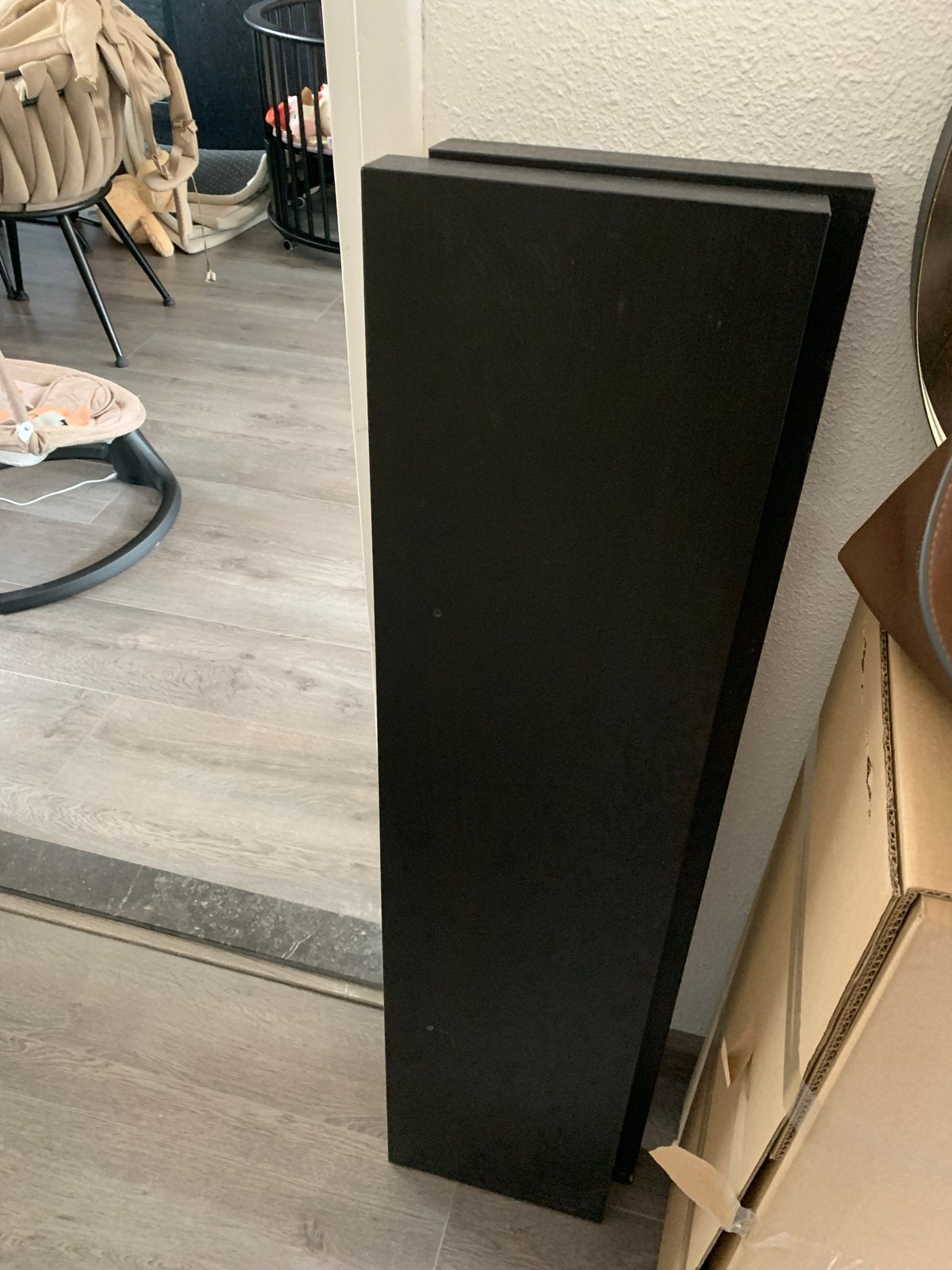 IKEA LACK plank zwartbruin 110x26 cm, Ophalen, Gebruikt