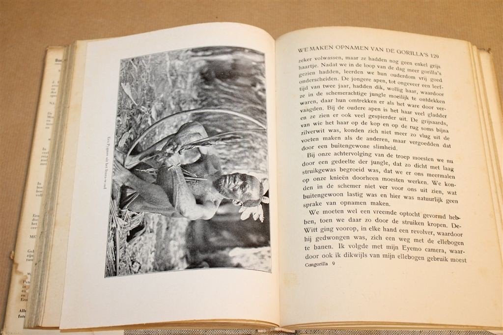 Congorilla — Pygmeeën en Gorillas Afrika, Vintage 1950, Ophalen of Verzenden, Gelezen, Afrika