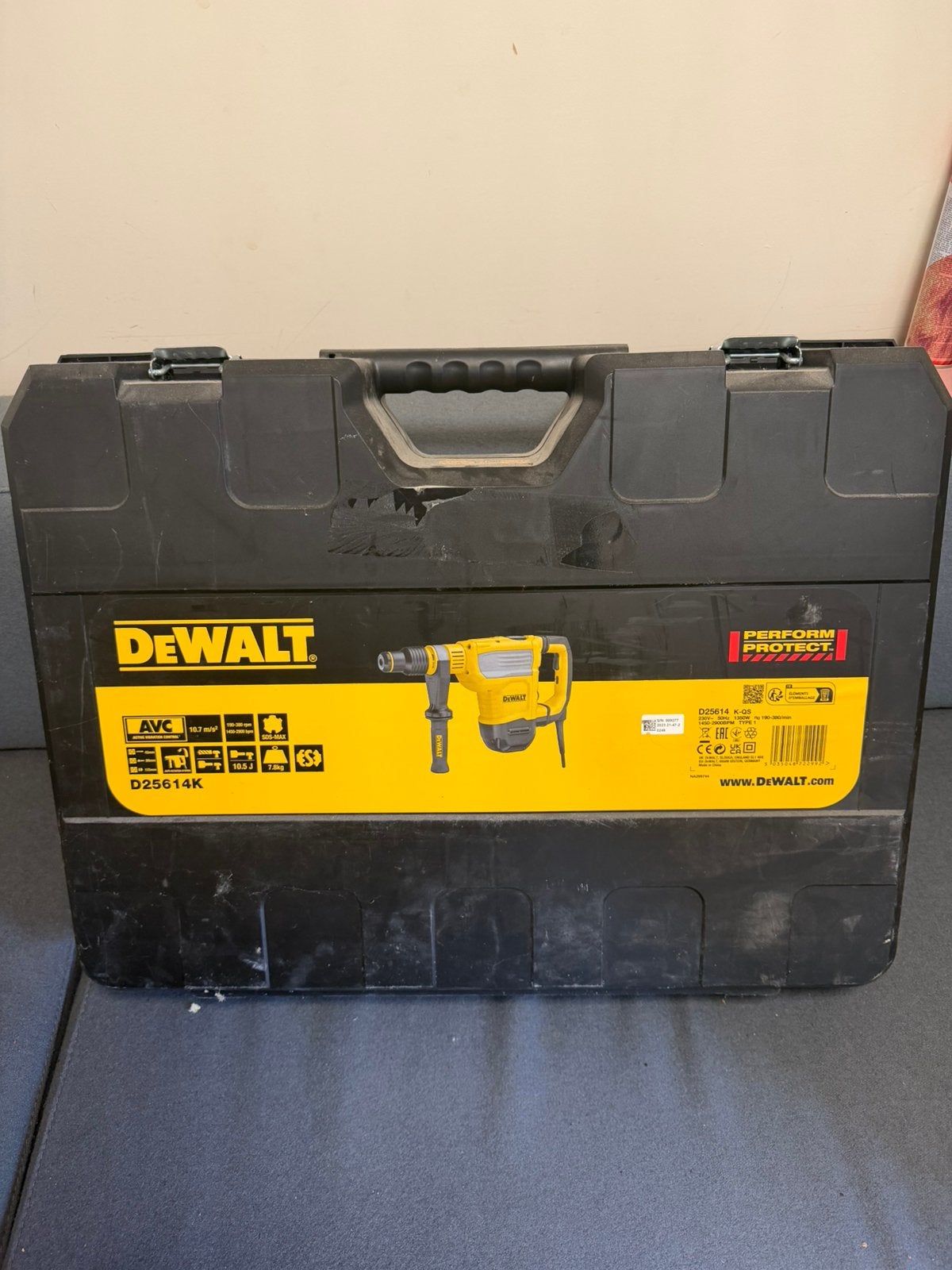 DeWALT D25614K-QS SDS-max Combihamer in koffer - 1350W-10,5J, Ophalen of Verzenden, Nieuw