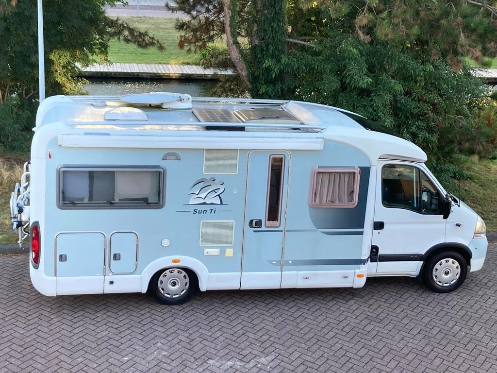 Renault Knaus Sun Ti 650MF 2006 Airco 121.750 km Org.NL ✅, Chemisch toilet, Ringverwarming, Particulier, Luifel