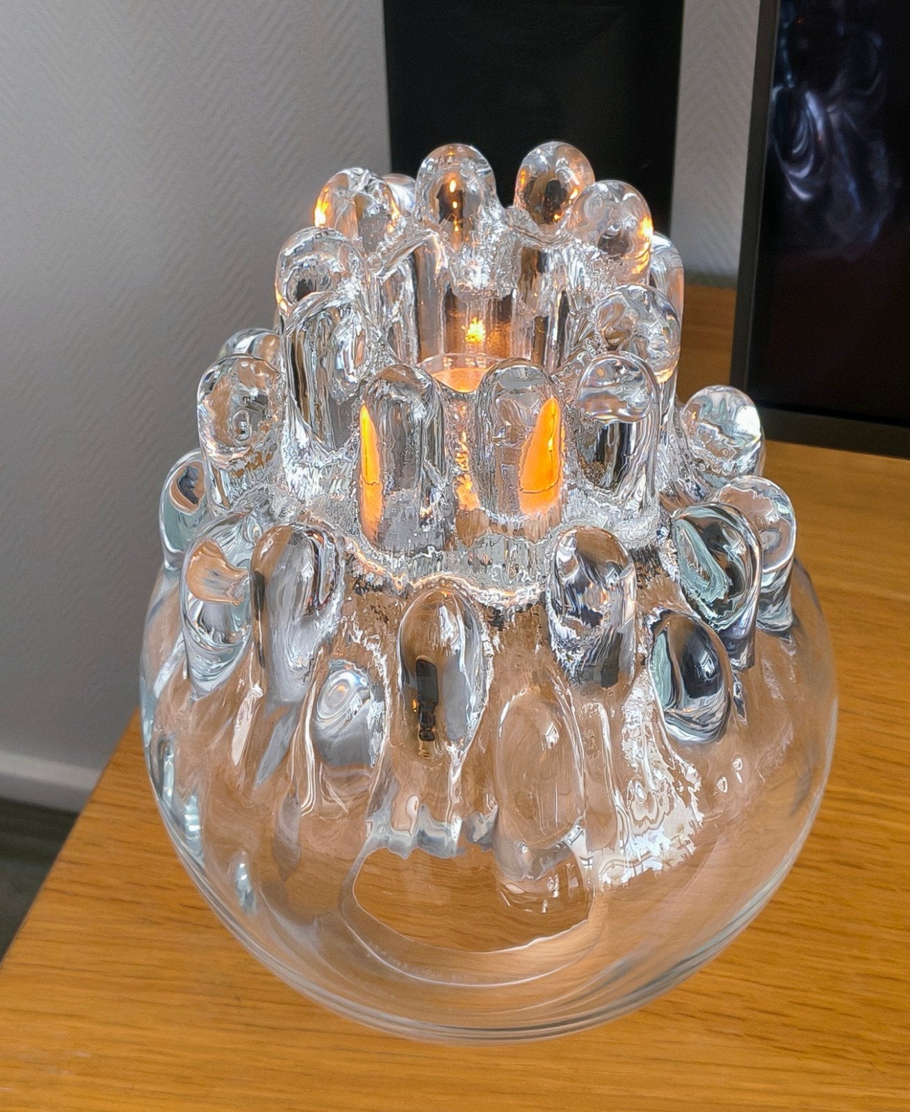 Kosta Boda Polar XL grote waxinelichthouder Göran Wärff, Antiek en Kunst, Ophalen of Verzenden