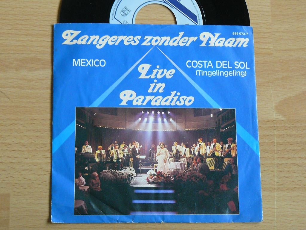 single Zangeres Zonder Naam * Mexico / Costa del sol, Verzenden, Gebruikt, Pop, Single