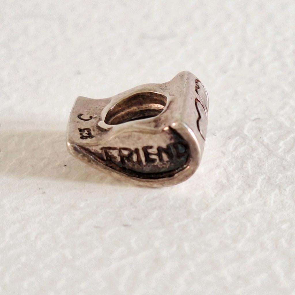 Chamilia best friend hart bedel zilver armband bead Pandora, Sieraden, Tassen en Uiterlijk, Bedels, Pandora, Nieuw, Ophalen of Verzenden
