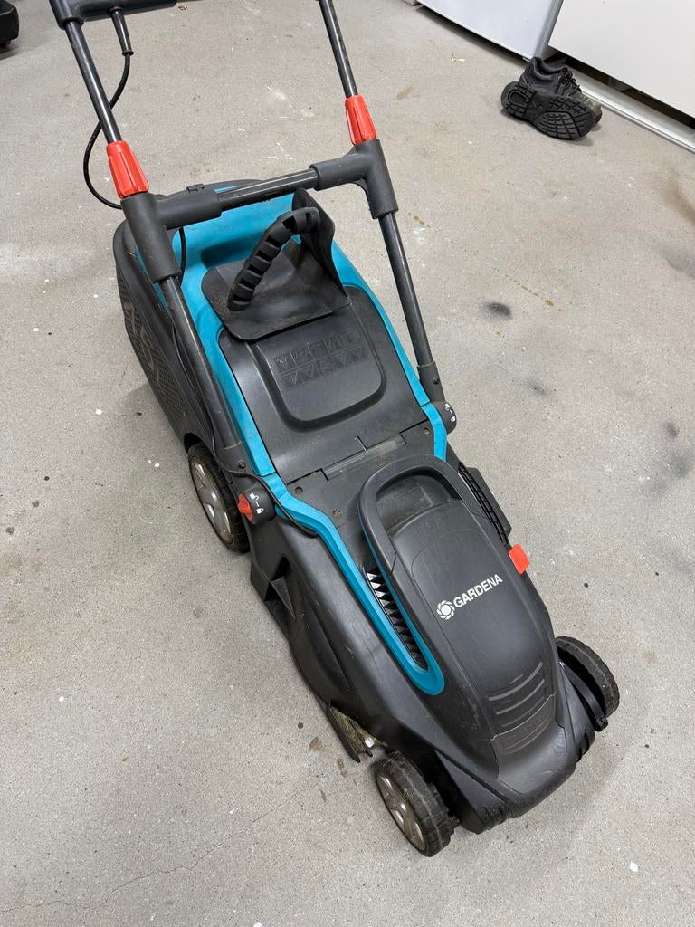 Gardena Grasmaaier 1600/37, Ophalen, Cirkelmaaier, Gebruikt, Elektrische grasmaaier