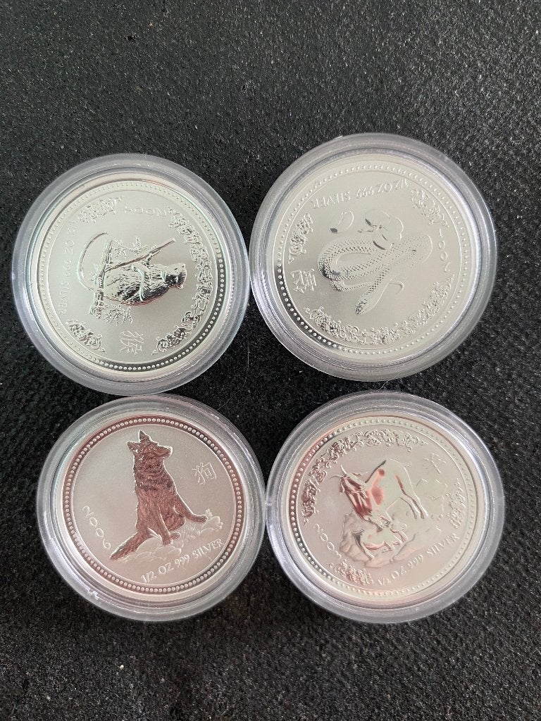 Lunar 1 1/2 oz, Ophalen of Verzenden, Zilver