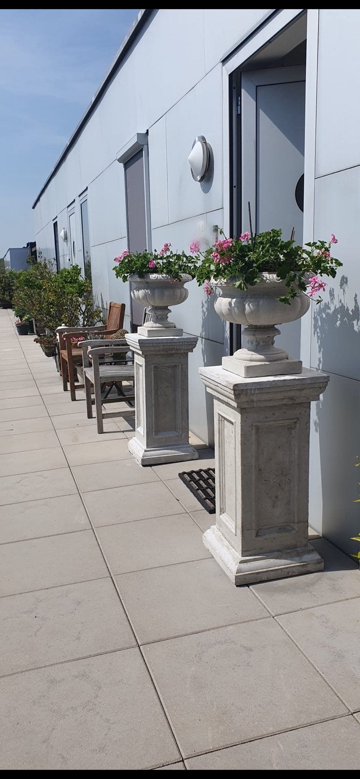 Mediterraanse betonnen tuin decoratie-Potten, pilaren, vazen, Ophalen, Nieuw, Beton, Overige typen
