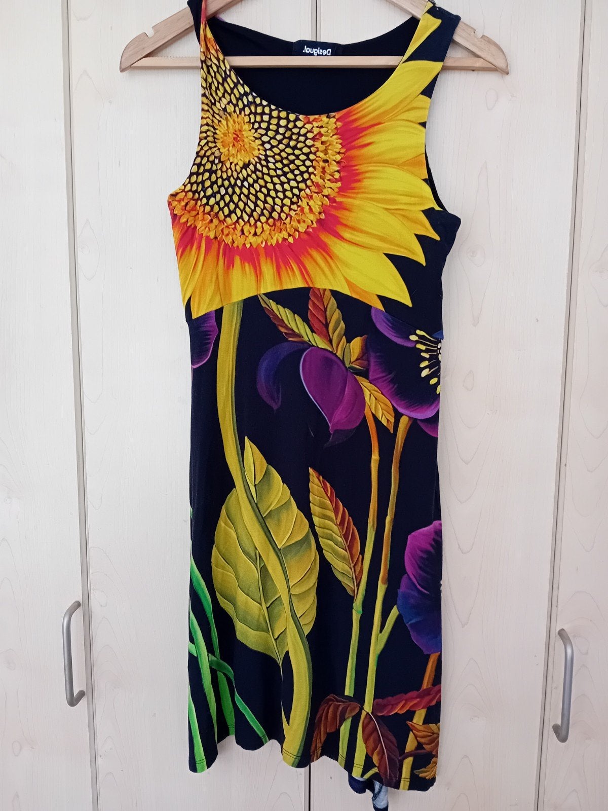 Desigual zomerjurk mt s, Kleding | Dames, Jurken, Meerkleurig, Ophalen of Verzenden, Zo goed als nieuw, Boven de knie