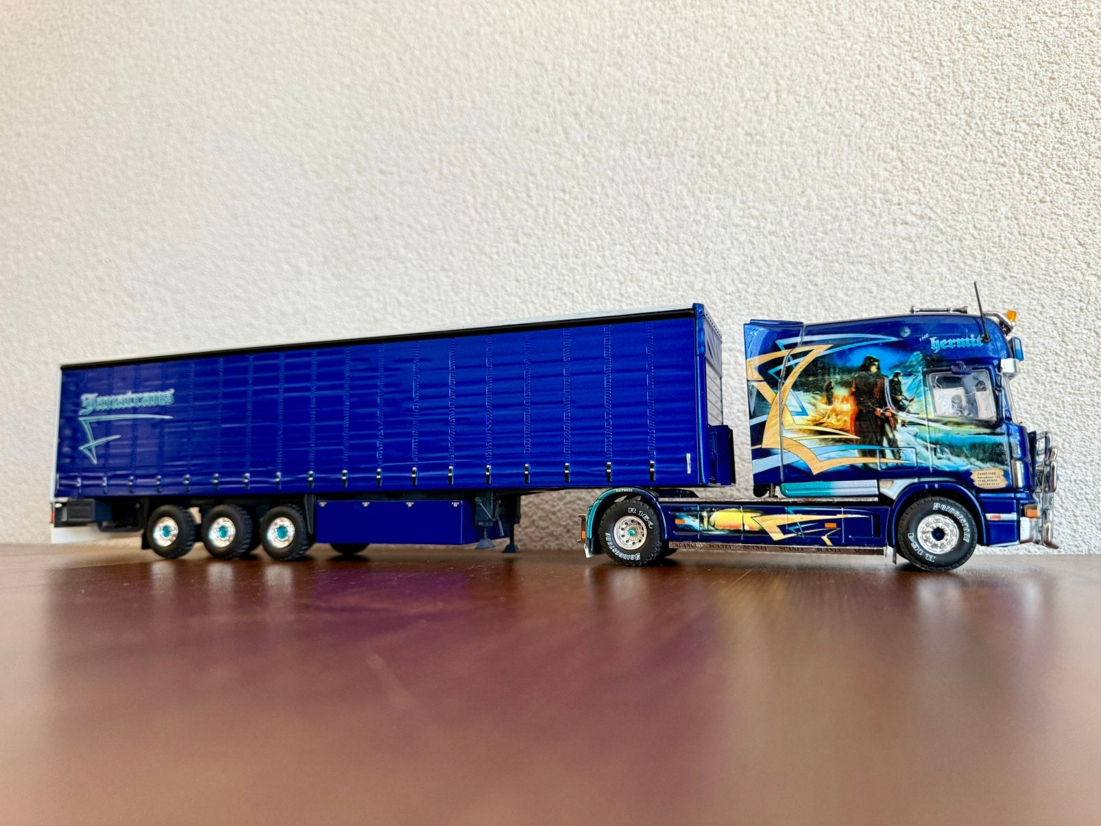 Tekno Models: JANA trans, Scania 4-serie Longline, Ophalen of Verzenden, Zo goed als nieuw, Bus of Vrachtwagen, Tekno
