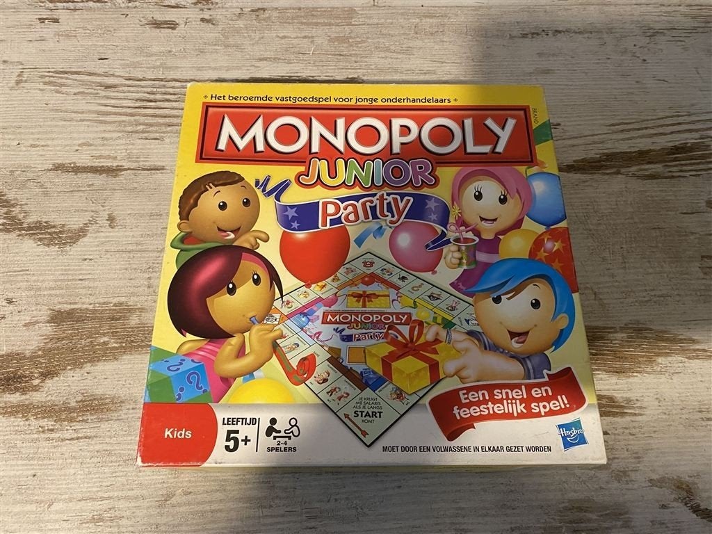 Monopoly junior party editie Hasbro [s695], Verzenden, Zo goed als nieuw