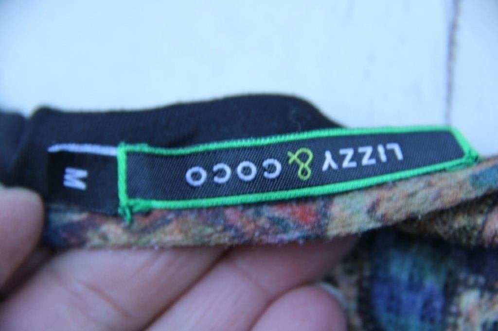 Jurk bruin/ gekleurd Lizzy & Coco mt M Vaste prijs AANBIEDIN, Kleding | Dames, Maat 38/40 (M), Bruin, Ophalen of Verzenden, Lizzy & Coco