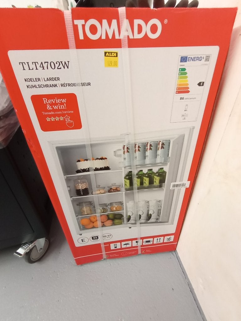 Koelkast nieuw tafel model, Ophalen, Zonder vriesvak, Nieuw, 45 tot 60 cm