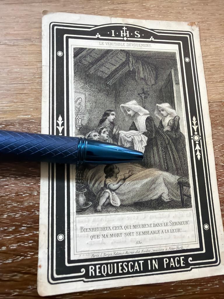 Zeer Oud Kiestra Baukje 1867 Greonterp St Nicolaasga x Wey, Ophalen of Verzenden, Bidprentje