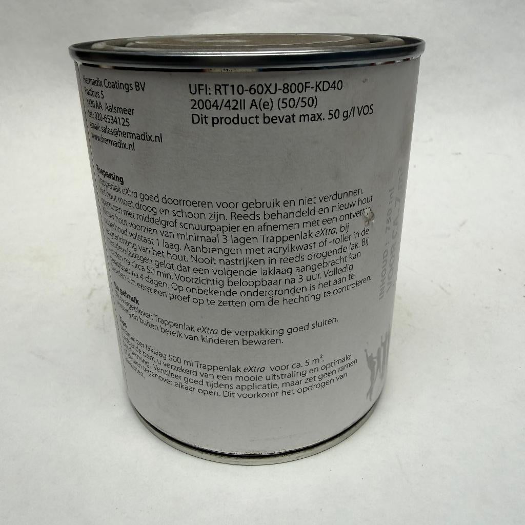 Hermadix Trappenlak Taupe Grijs Lak Verf 750ml, Nieuw, Hermadix, Hermadix, Lak