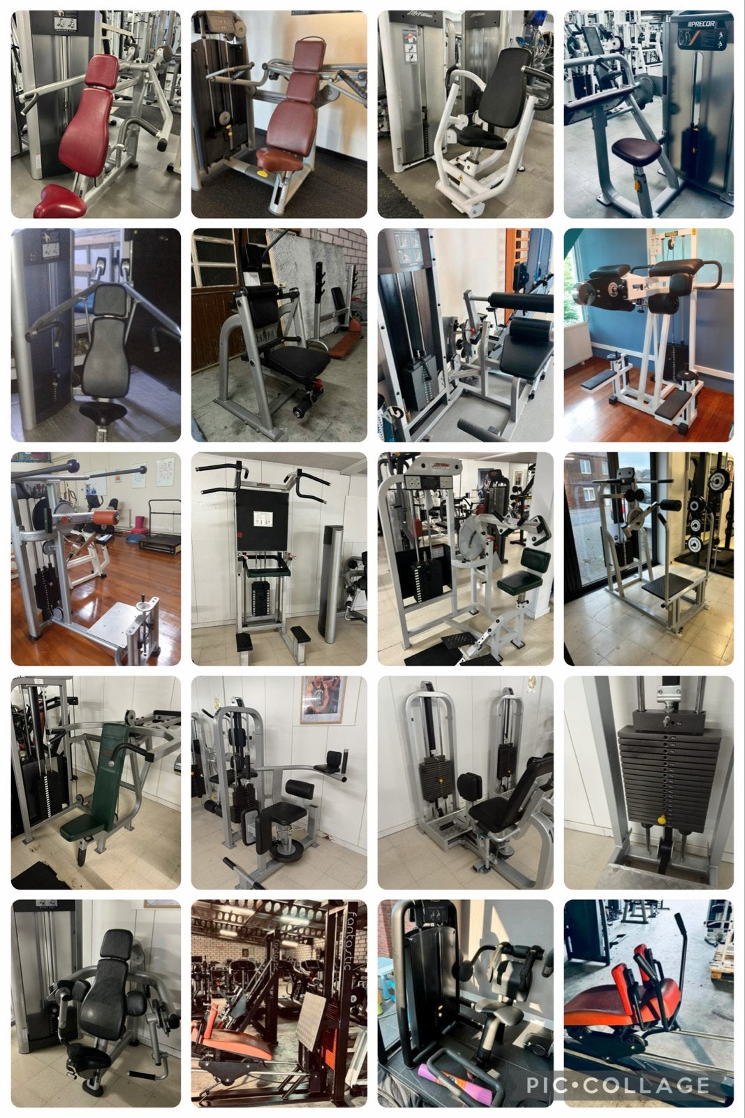 Krachttoestellen Technogym, Life Fitness, Teca, Ophalen of Verzenden, Zo goed als nieuw, Armen, Overige typen