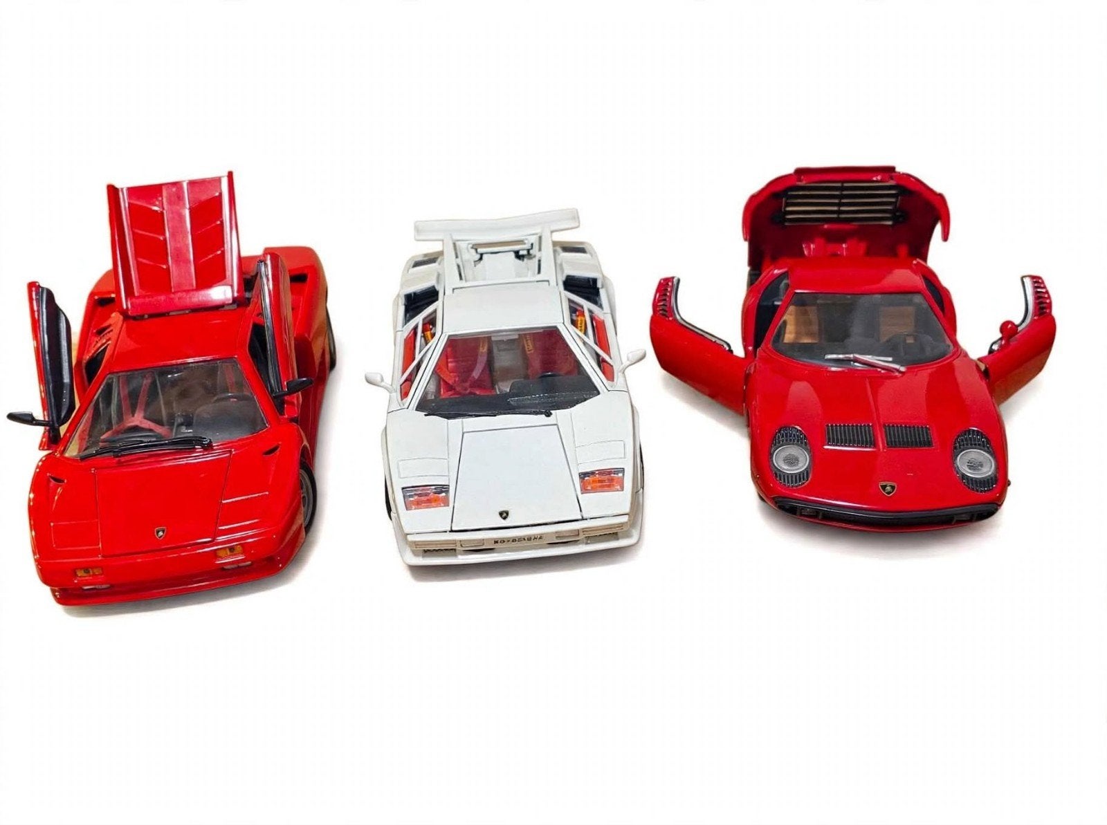 3x Lamborghini schaalmodel auto's 1:18 (Bburago,Maisto,Anson, Ophalen of Verzenden, Gebruikt, Auto, Anson