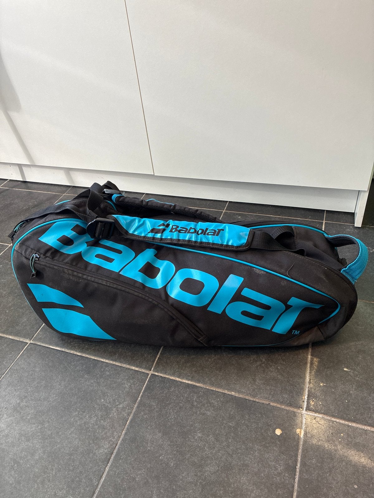 Babolat Tennistas - Zwart/Blauw - Gebruikt, Ophalen of Verzenden, Gebruikt, Tas, Babolat