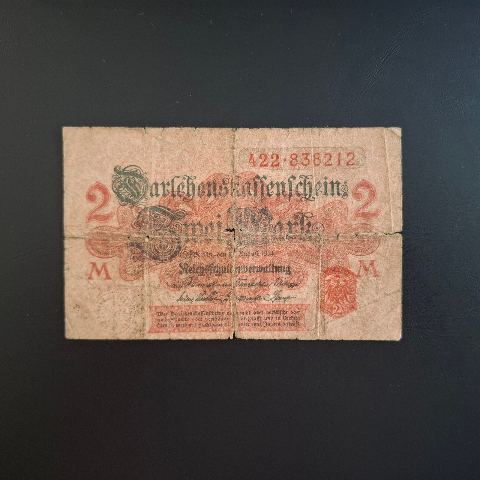 2 mark Duitsland #061, Verzenden, Duitsland, Los biljet