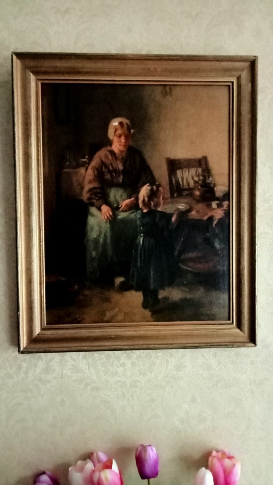 Schilderij van L. van de Tongen,, Ophalen of Verzenden