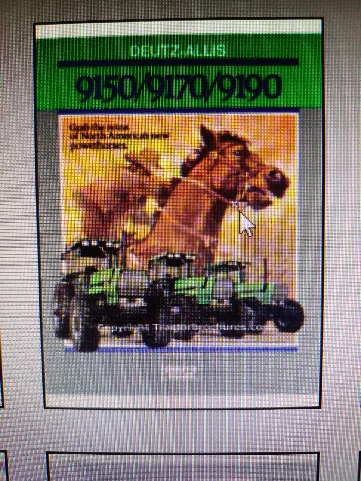 gezocht  Deutz  allis  trekker  folders, Ophalen of Verzenden, Gelezen, Folder