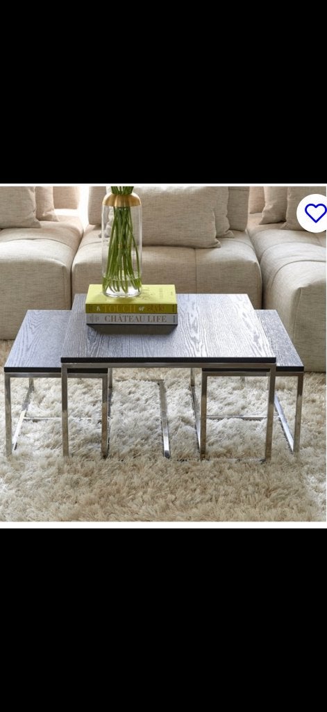 Rivièra Maison salontafel set, Ophalen, 50 tot 100 cm, 50 tot 100 cm, Zo goed als nieuw