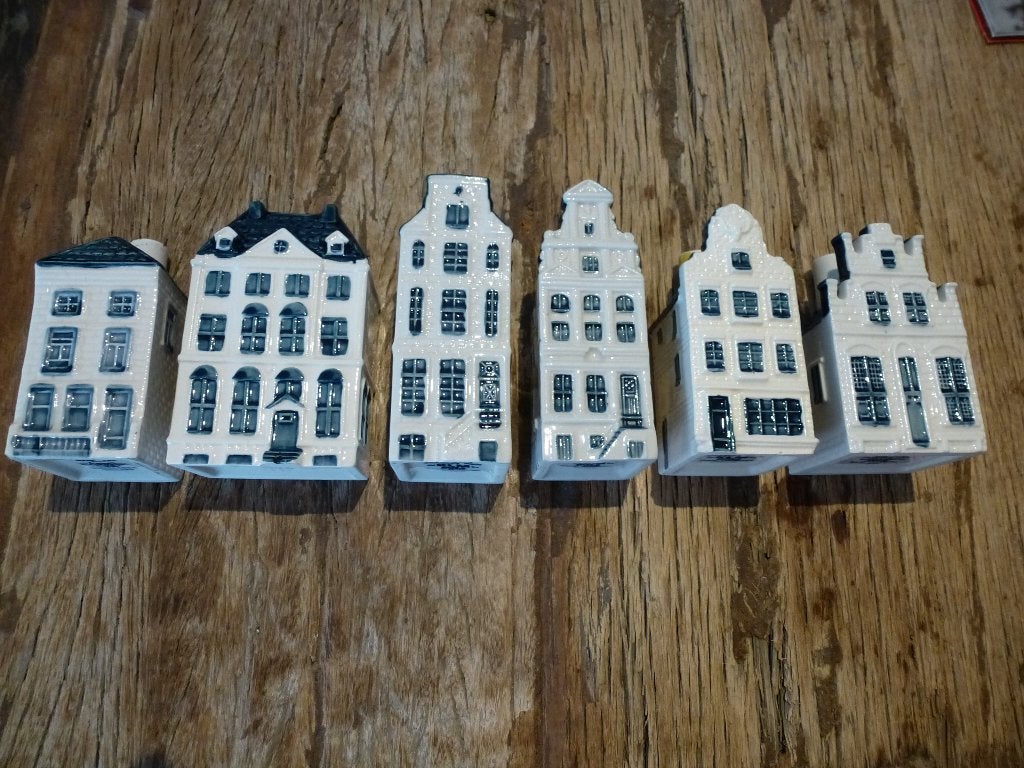 6 KLM Huisjes, Ophalen of Verzenden, Gebruikt, 61 t/m 80