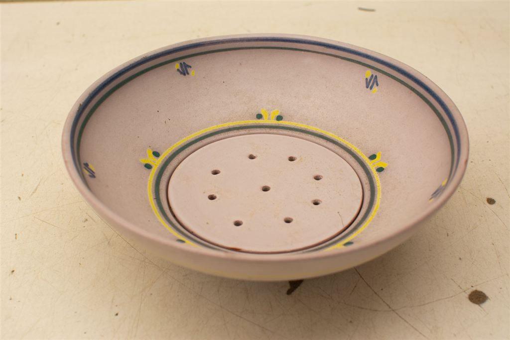 Lekschaal/ Fruitschaal 39507, Huis en Inrichting, Woonaccessoires | Schalen en Manden, Ophalen of Verzenden, Gebruikt, Rond