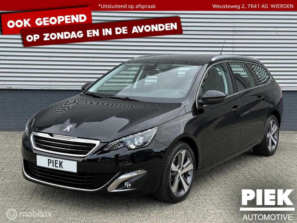 Peugeot 308 SW 1.6 BlueHDI Allure AUTOMAAT EXPORTPRIJS, Auto's, Peugeot, Gebruikt, Euro 6, 4 cilinders, Zwart