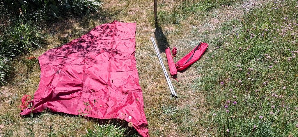 kleine tarp, Ophalen of Verzenden, Zo goed als nieuw, Tot en met 2