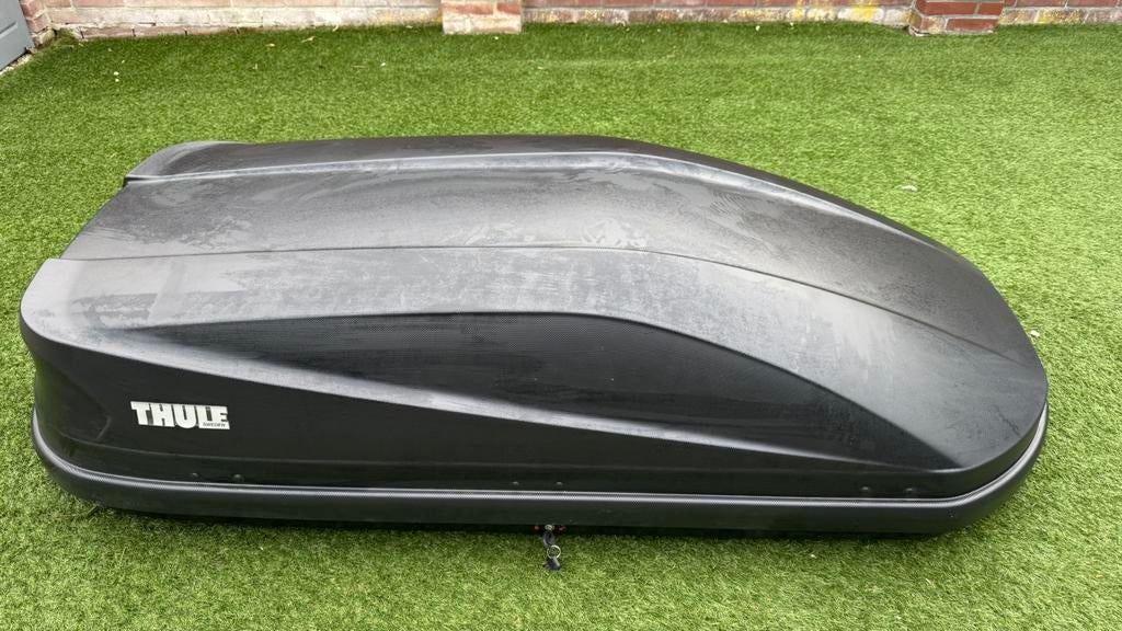Thule Dakkoffer Touring M Anthracite Aeroskin, Auto diversen, Dakkoffers, Ophalen, Zo goed als nieuw