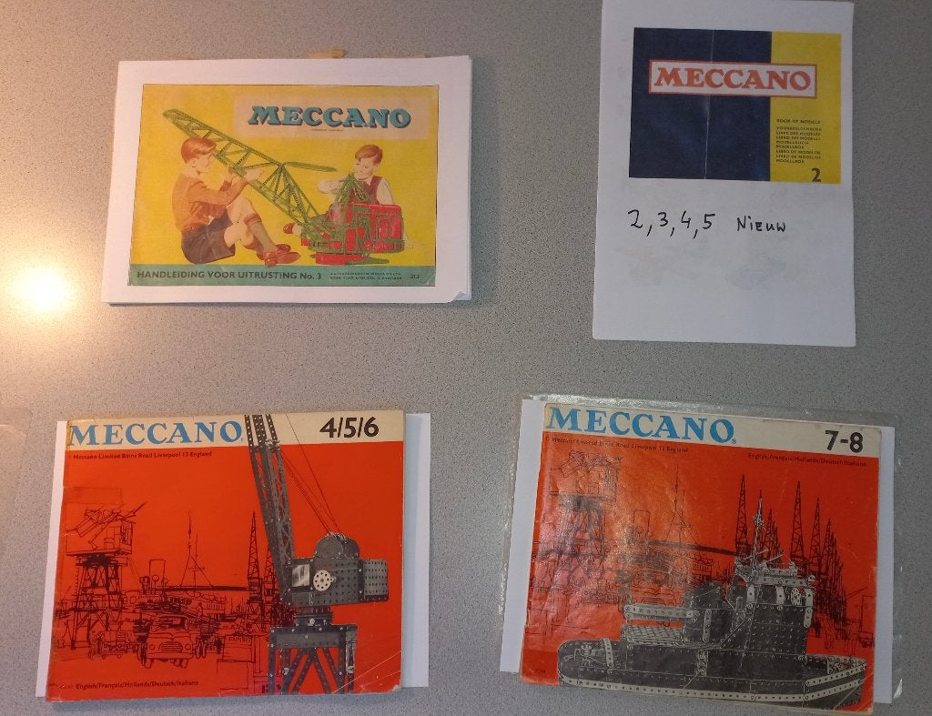 Complete Meccano set, Ophalen
