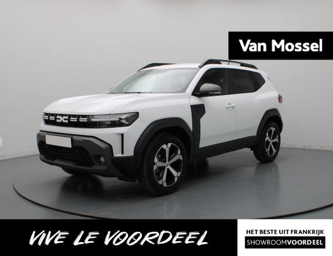 Dacia Duster 1.8 hybrid 155 limited edition | Navigatie | 36, Auto's, Dacia, Stof, 1789 cc, Duster, Wit