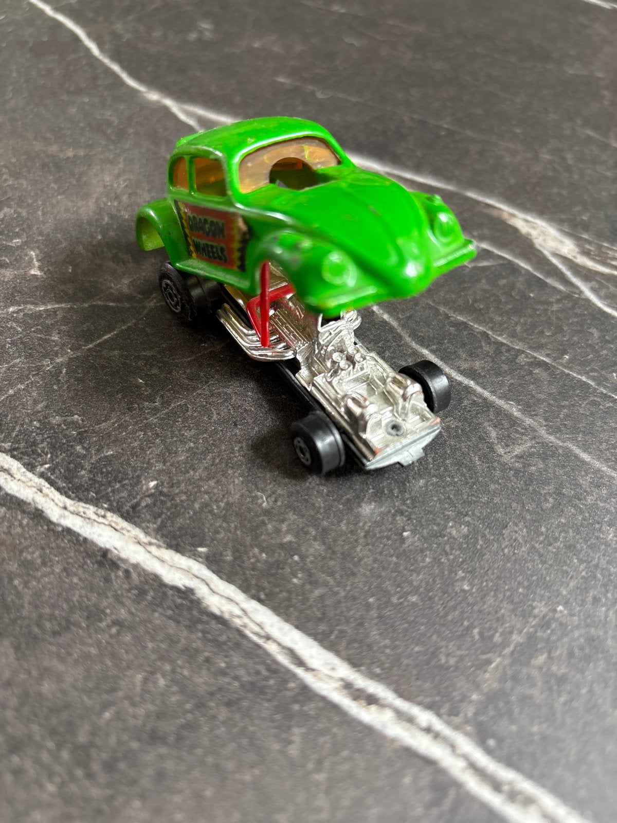 Matchbox Superfast Dragon Wheels VW Kever 1972, Ophalen of Verzenden, Gebruikt