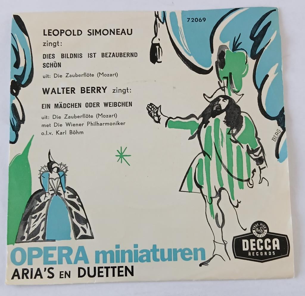 72069 - Opera miniaturen - Aria's en Duetten, Cd's en Dvd's, Vinyl Singles, Ophalen of Verzenden, Gebruikt, Klassiek, Single
