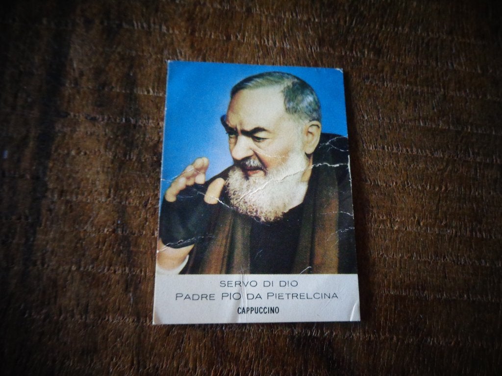 Servo di Dio Padre Pio da Pietrelcina, Ophalen of Verzenden, Gebruikt, Kaart of Prent