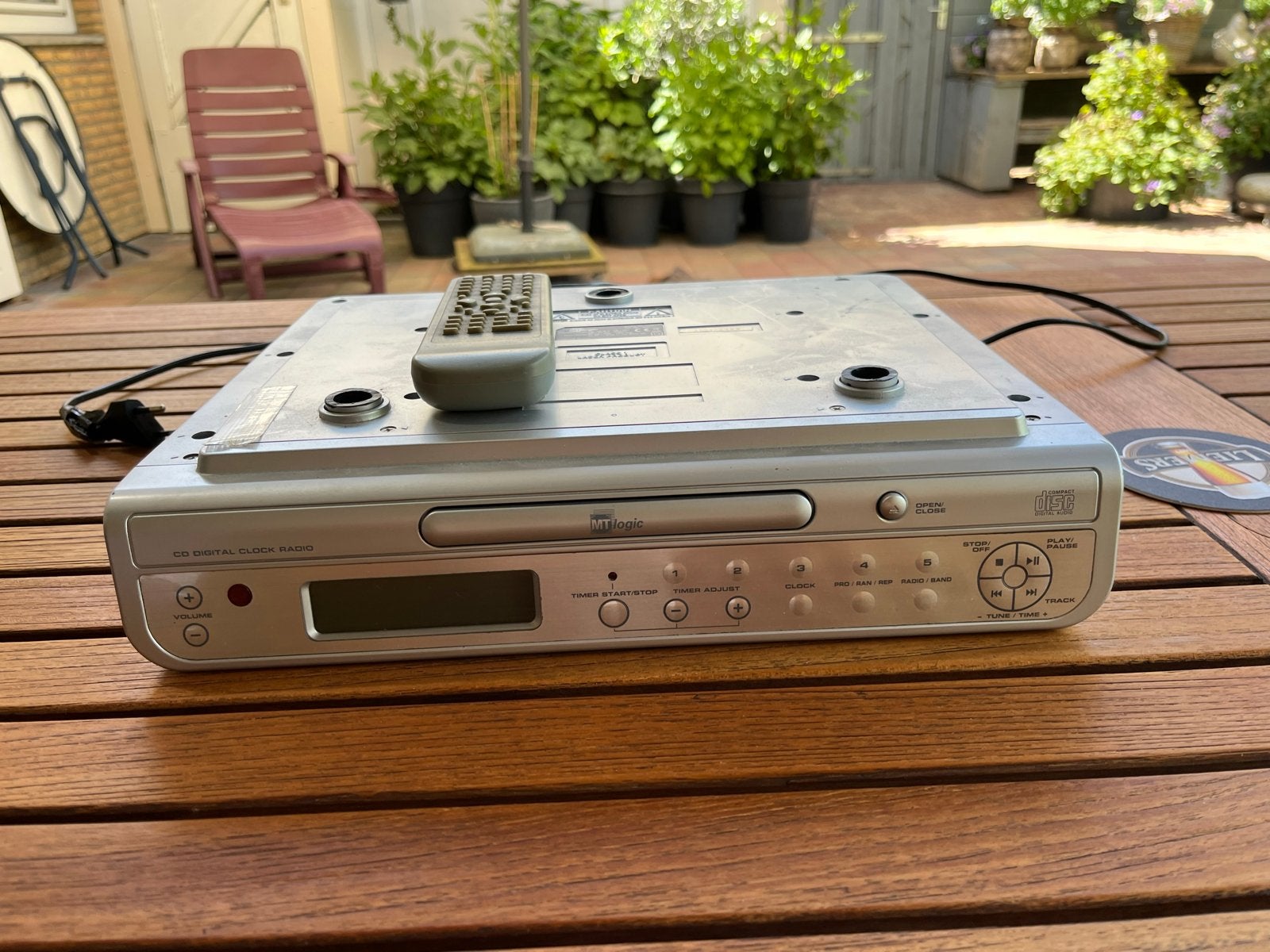 MTLogic CD-speler met radio en klok (CDCL-71), Ophalen, Gebruikt, Overige merken, Met radio