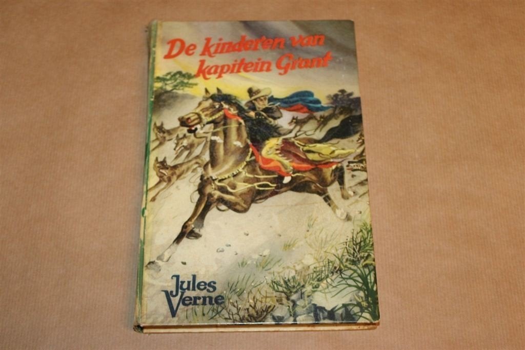 De Kinderen van Kapitein Grant — Jules Verne ca. 1955, Ophalen of Verzenden, Gelezen